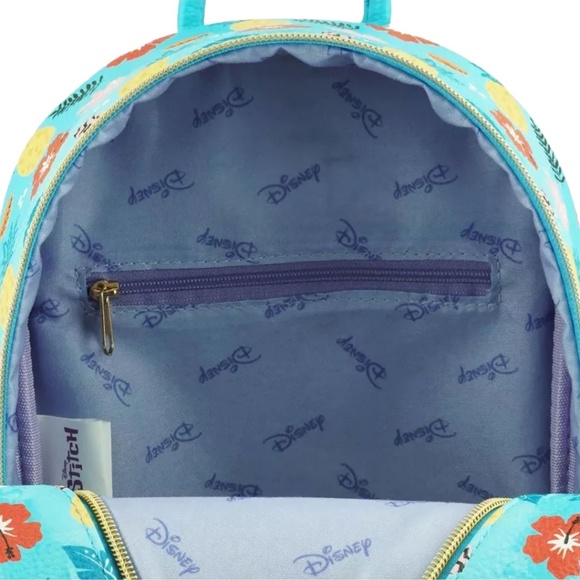 Disney x WondaPop Lilo & Stitch Hula Dance 11”  Vegan Leather Mini Backpack main image 6